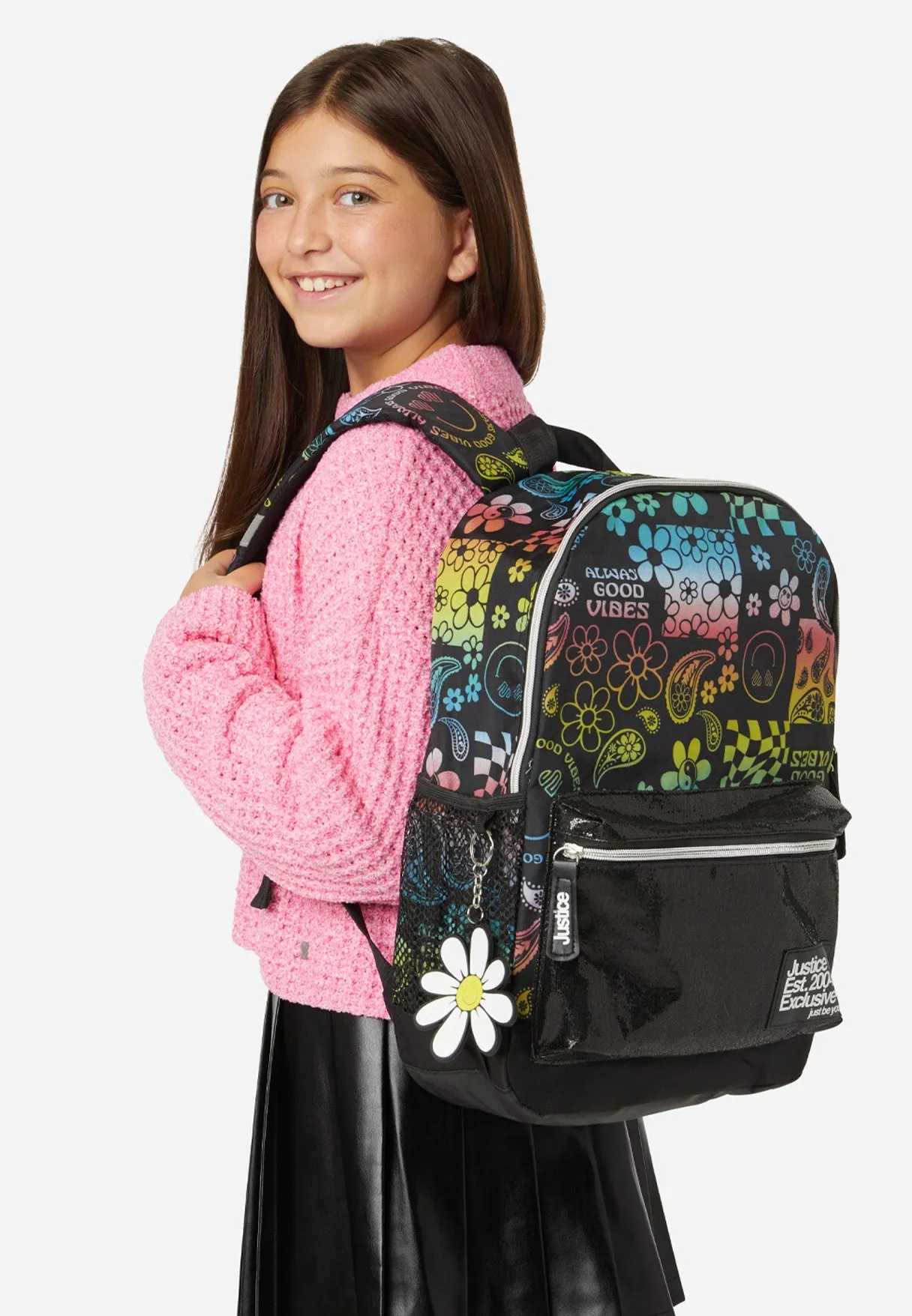 Glitter Graphic Backpack