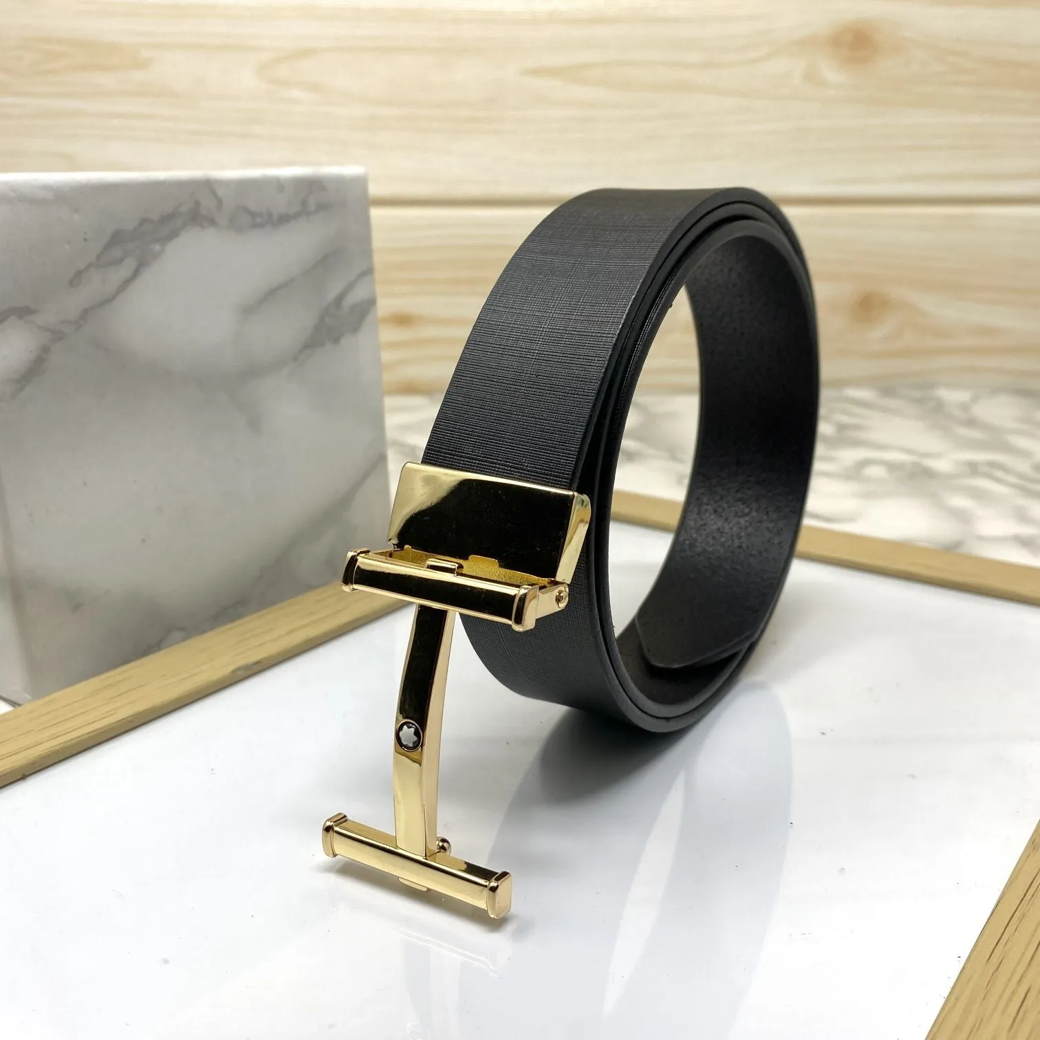 H-Point Premium Quality Leather Strap Belt-JonasParamount