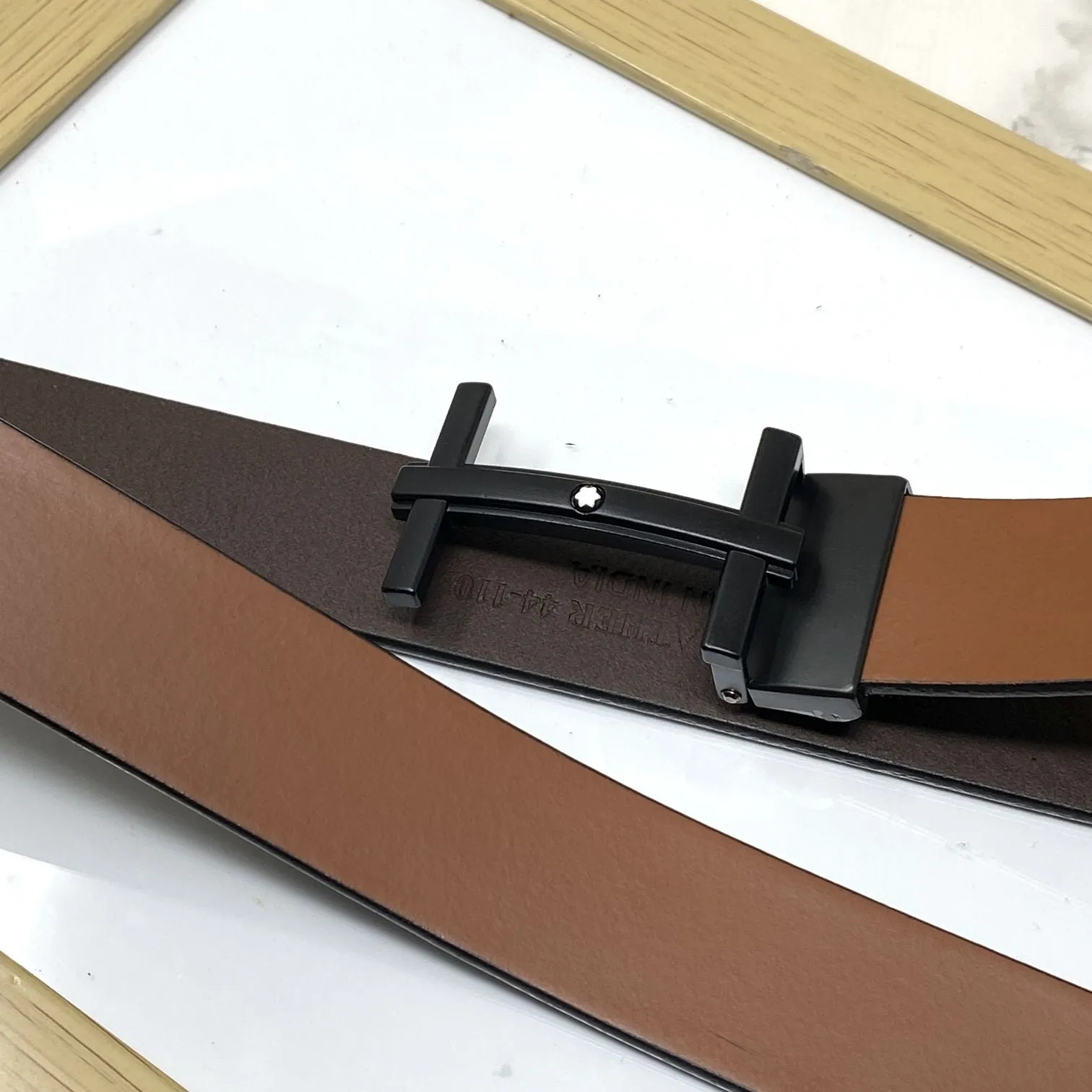 H-Point Premium Quality Leather Strap Belt-JonasParamount