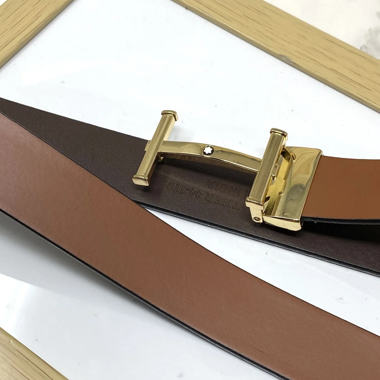 H-Point Premium Quality Leather Strap Belt-JonasParamount