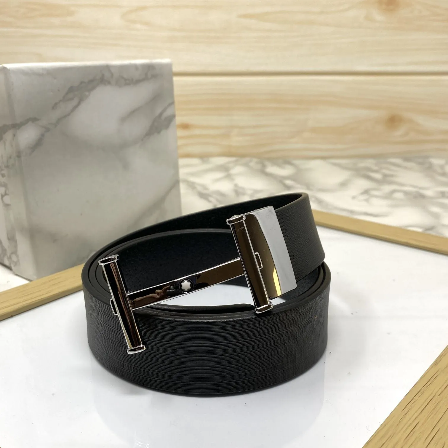 H-Point Premium Quality Leather Strap Belt-JonasParamount