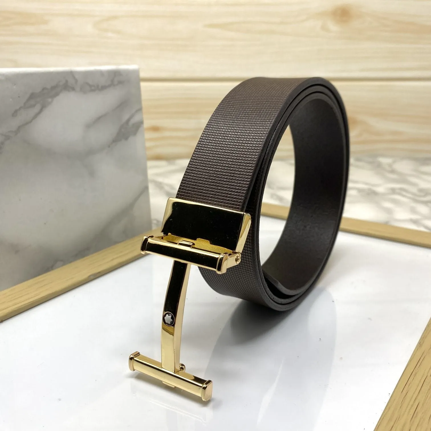 H-Point Premium Quality Leather Strap Belt-JonasParamount