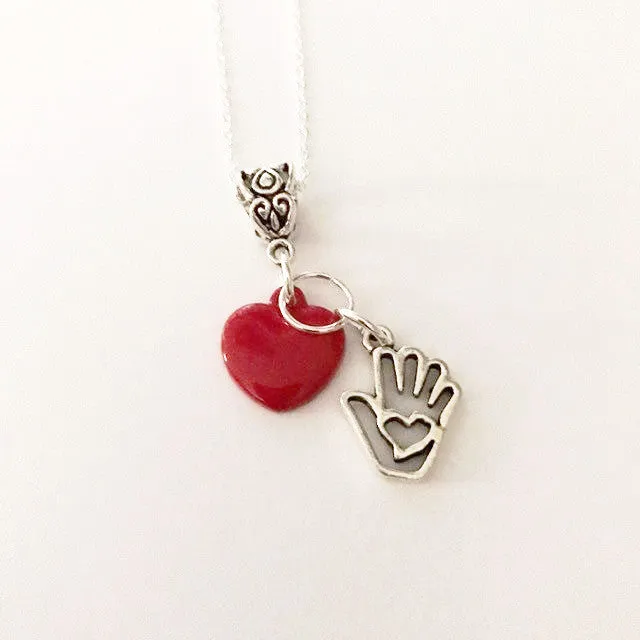 Hand & Heart/hand therapy jewelry