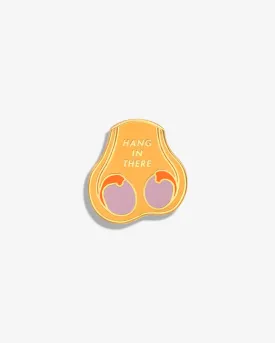 Hang In There (Testicles) Lapel Pin