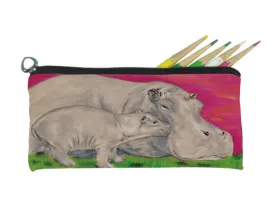 Hippo Kitten Pencil Bag -Communal Clan