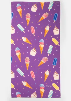 Ice Cream & Lollies Print Towel