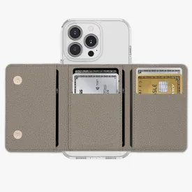 iPhone 16 Plus HD Clear Case with MagSafe Trifold Wallet Set