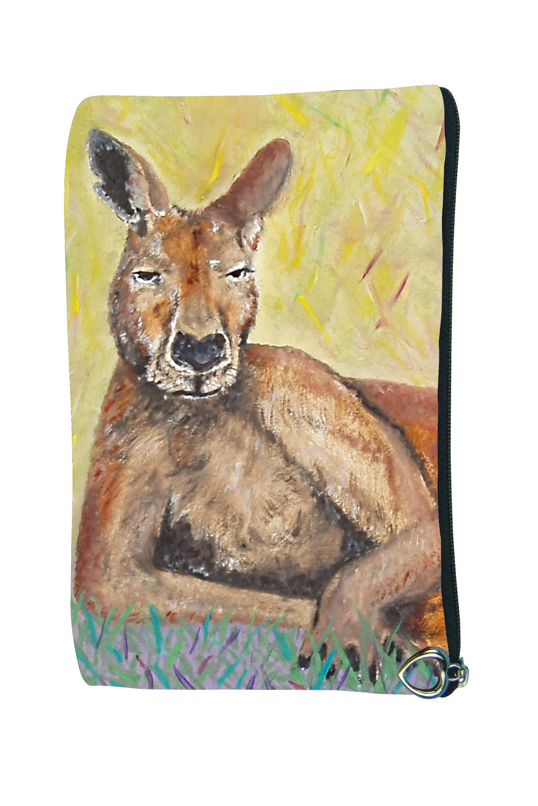 Kangaroo Cosmetic Bag - Portrait of Charlie