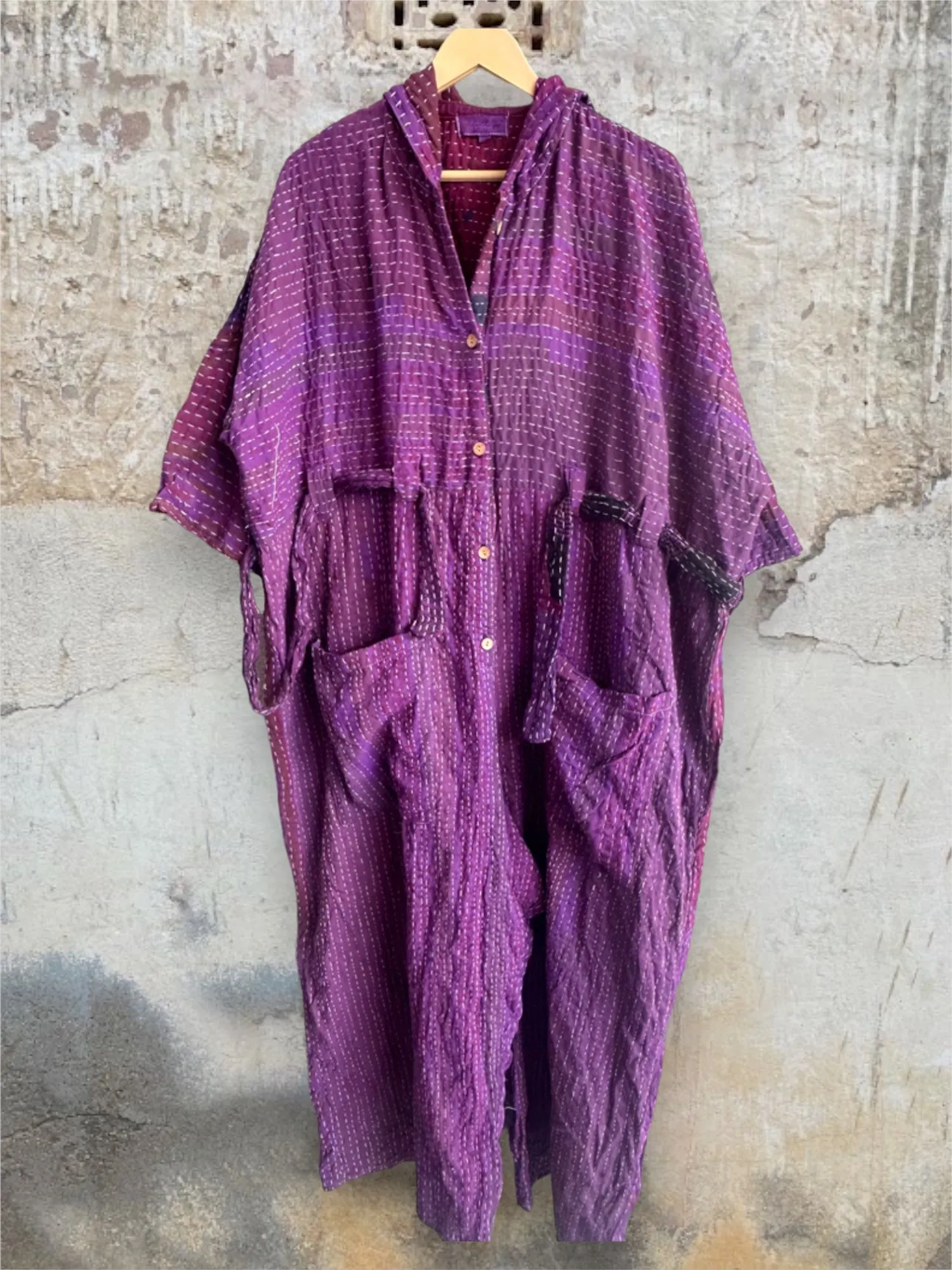 Kantha Zen Hoodie Jumpsuit 0224 309