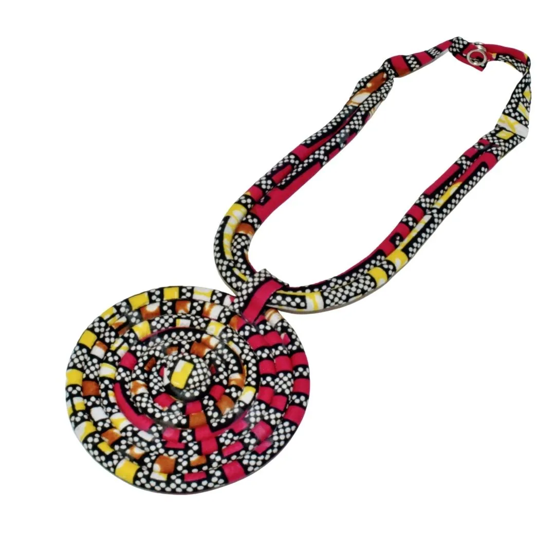 Malaika Necklace (Pink and Yellow)