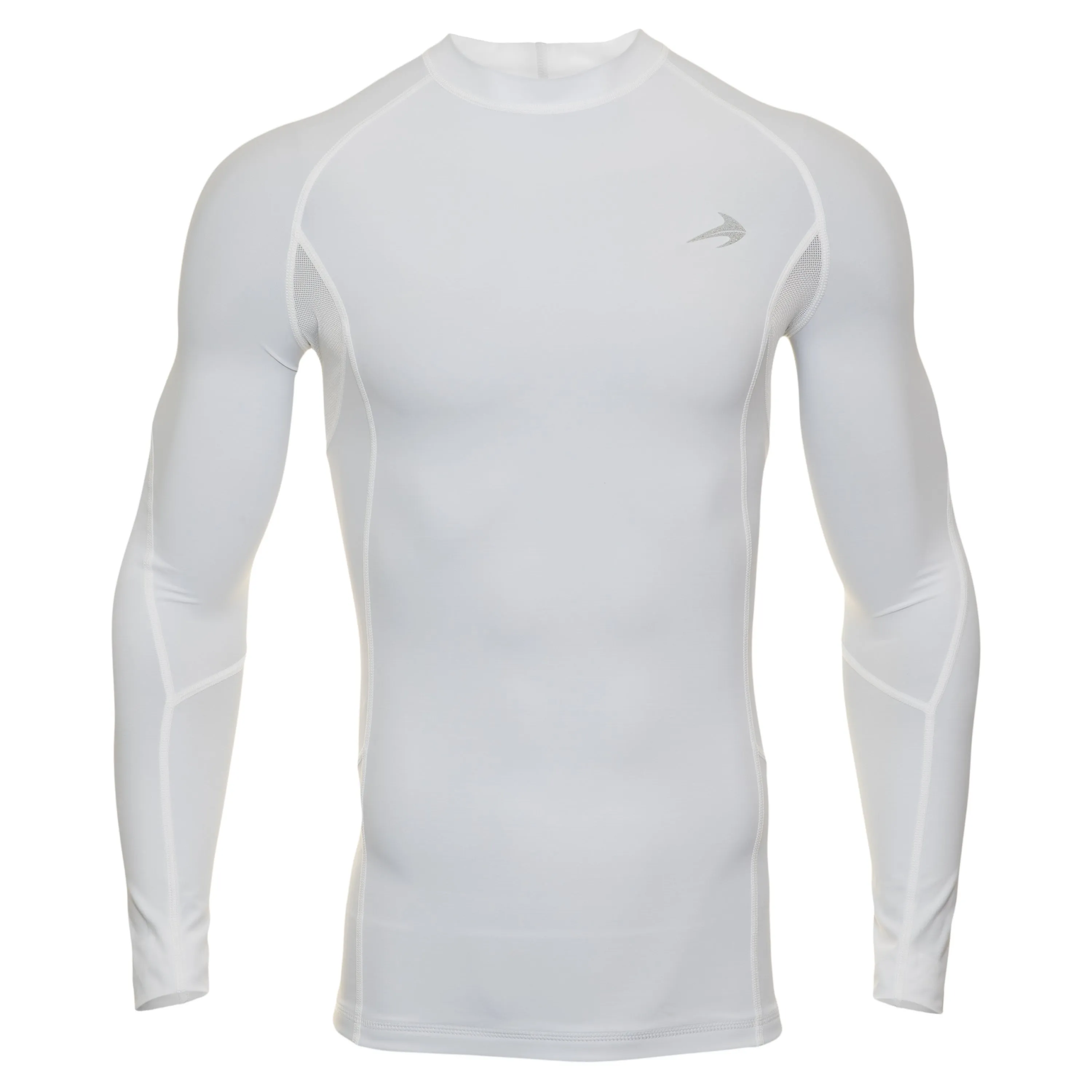 Men's Compression Long Sleeve Shirt - White