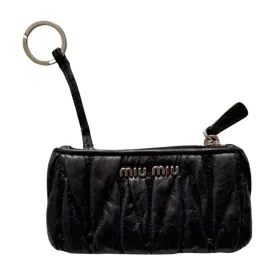 Miu Miu Matelasse Wallet Coin Purse Key Ring