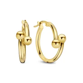 Monceau Mirell 14 karat gold hoop earrings (16.5 mm)