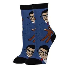 Mr Bean and Teddy Blue Socks