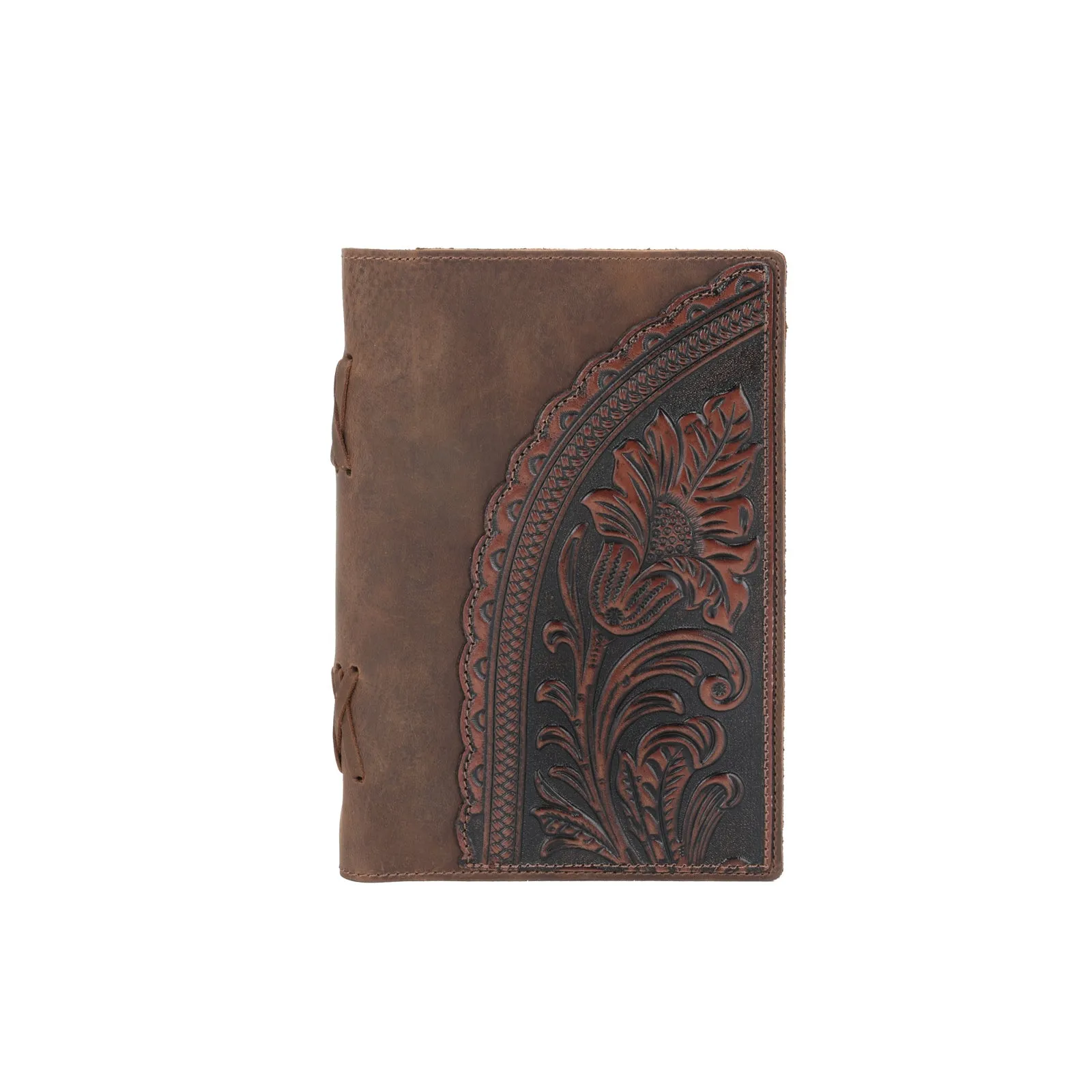 MWL-041 Montana West Western Vintage Genuine Leather Journal Notebook Handheld Size 6.5" x 9.25" (150 Sheets/300 Pages)