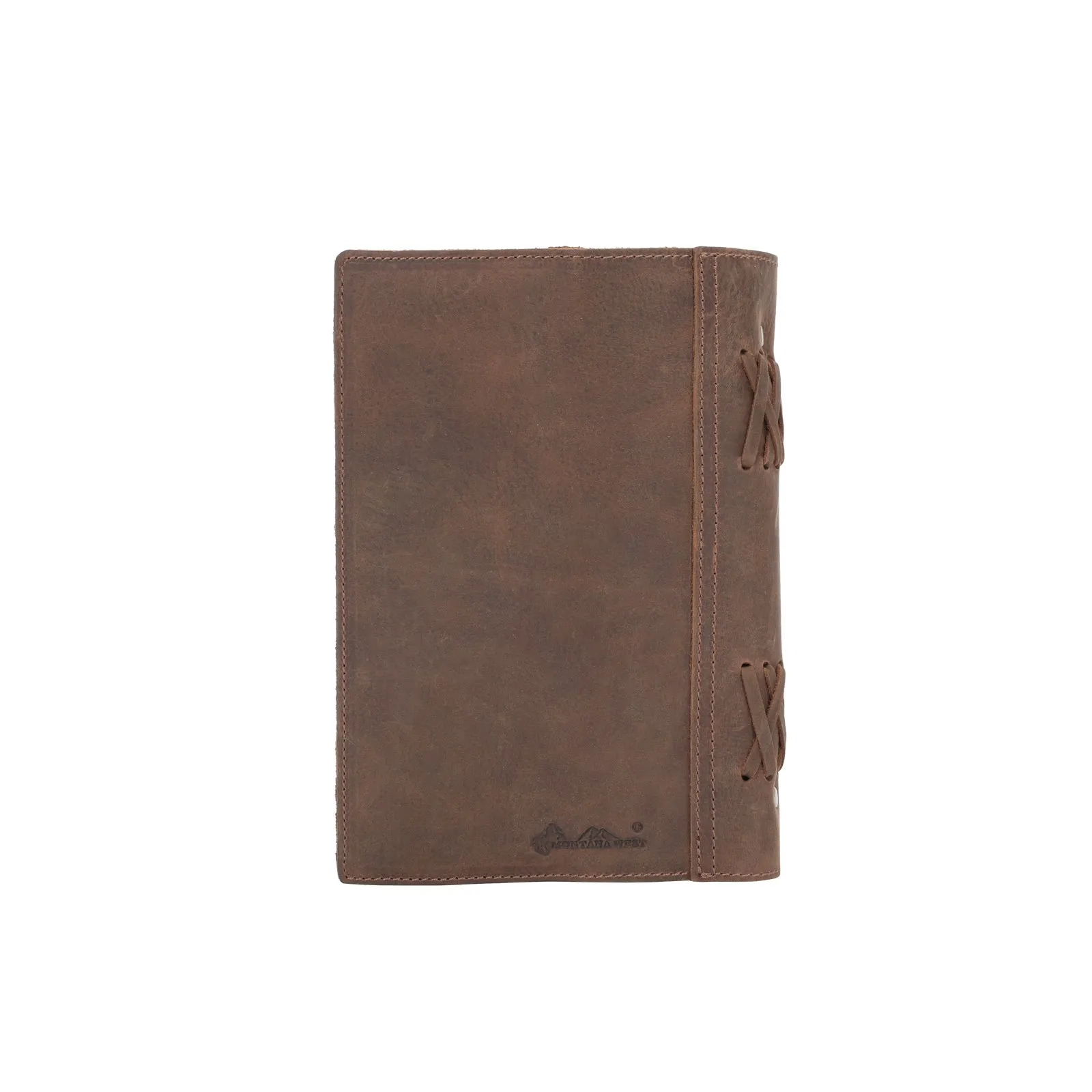 MWL-041 Montana West Western Vintage Genuine Leather Journal Notebook Handheld Size 6.5" x 9.25" (150 Sheets/300 Pages)