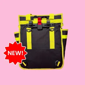 Neon market shopper pannier Klikfix hardware