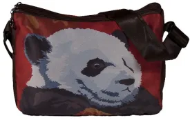 Panda Signature Messenger Bag- Pensive Panda