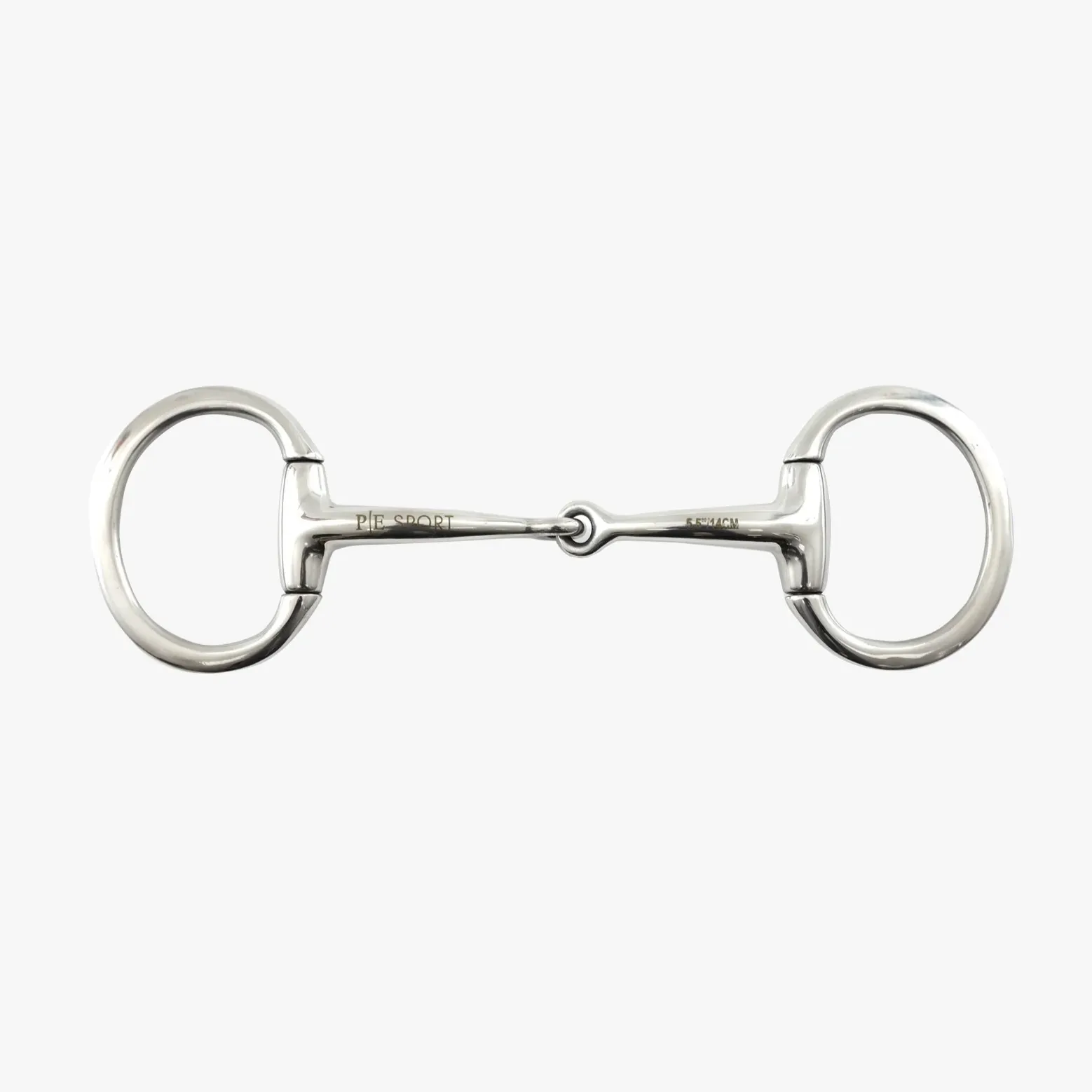 PE Jointed Flat Ring Eggbutt Snaffle