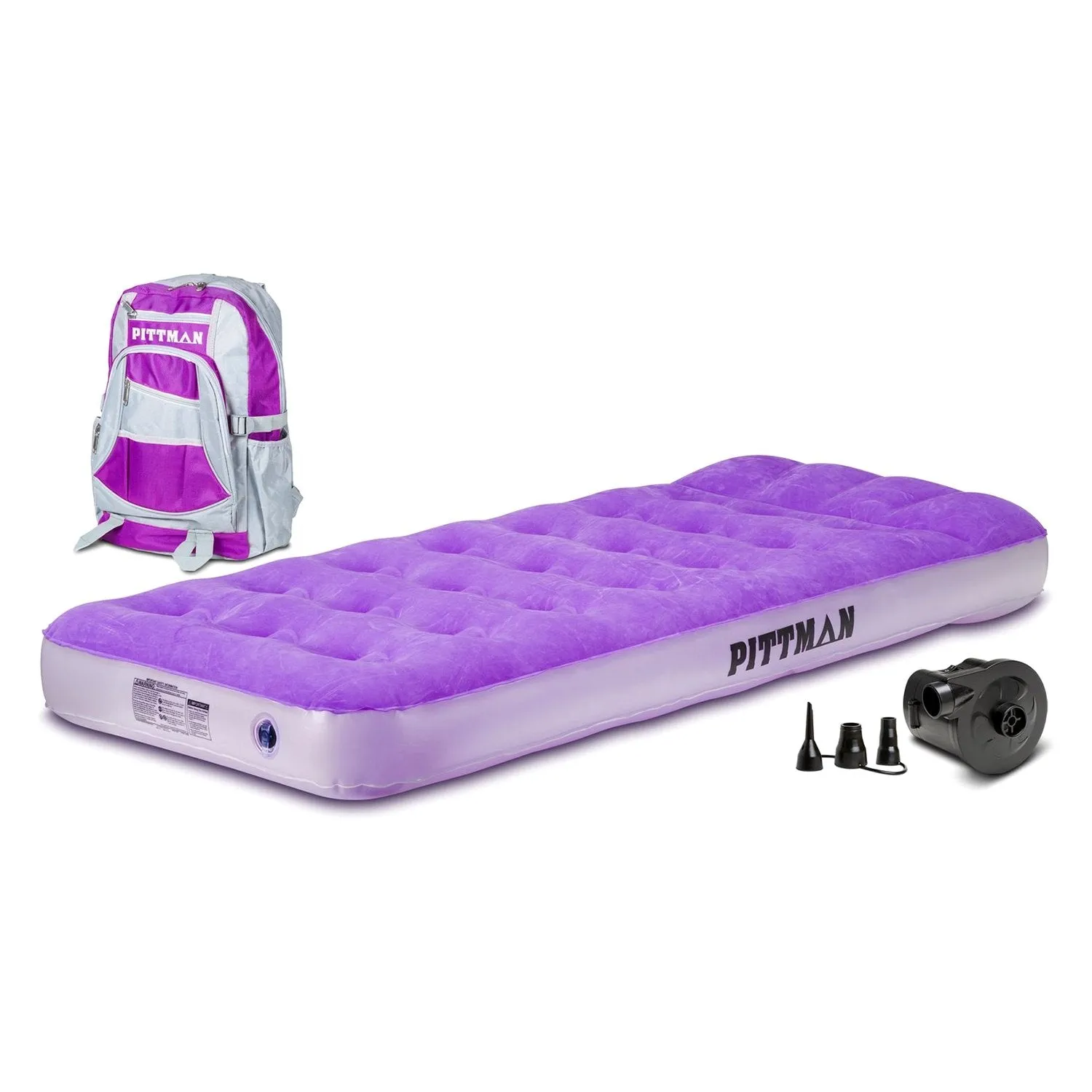 Pittman Outdoors AirBedz Twin Kid's Mattress with AC Powered Air Pump