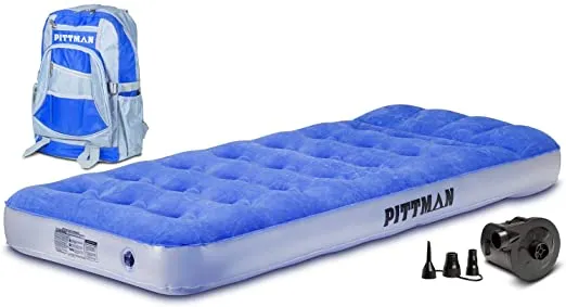 Pittman Outdoors AirBedz Twin Kid's Mattress with AC Powered Air Pump