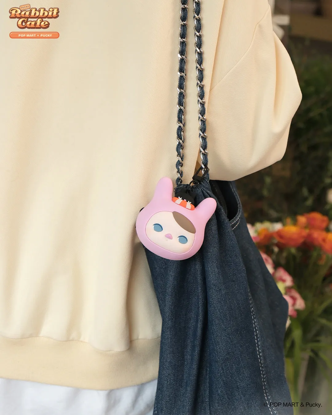 POP MART Pucky Rabbit Cafe Series-Earphone Bag