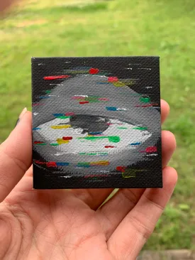 "Glitchy Eye" Mini Canvas