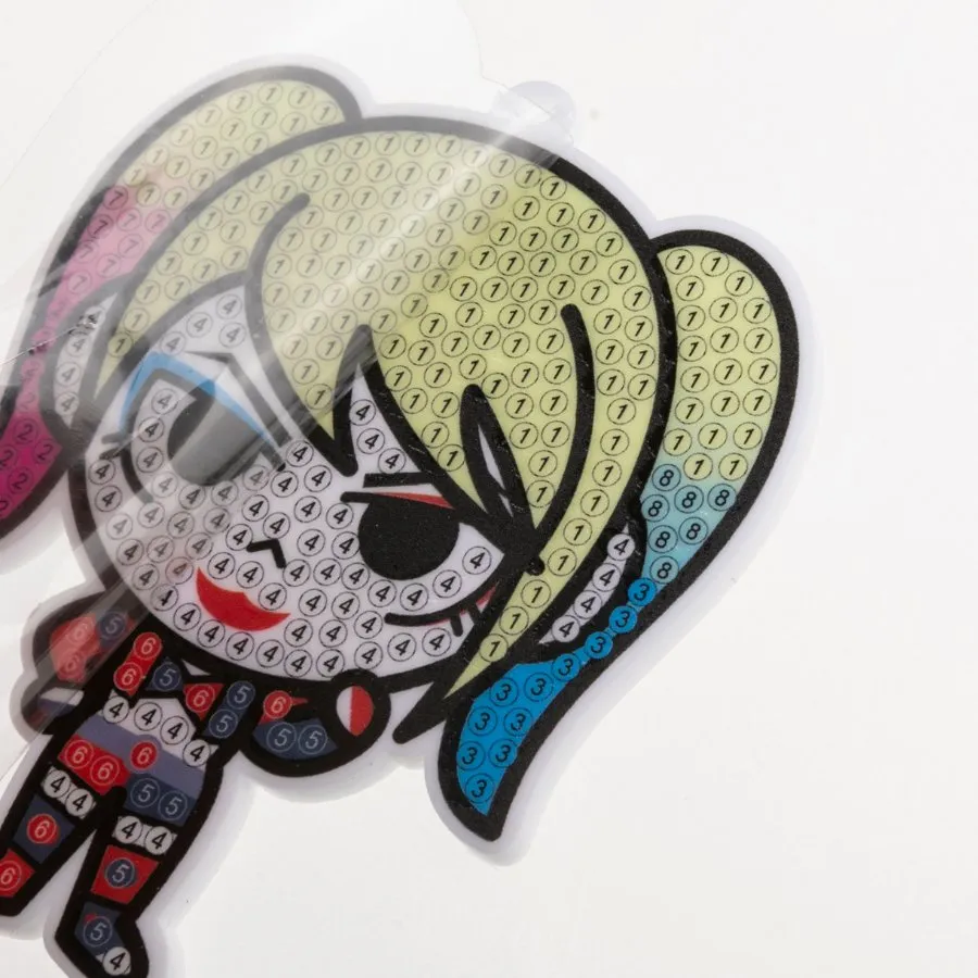 "Harley Quinn" Crystal Art Bag Charm Kit DC