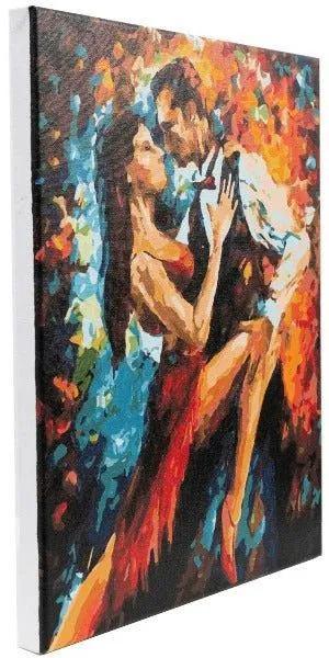 "Kiss Melody" by Leonid Afremov Paint by Numb3rs Framed Kit 30x40cm