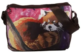 Red Panda Phat Cat Messenger Bag - Shy Beauty