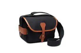 S2 Camera Bag - Black Canvas / Tan Leather