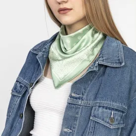 Satin Scarf Green