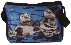 Sea Otter Signature Messenger Bag- Best Friends