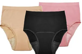 Seamless Reusable Incontinence Panties-3 Pack