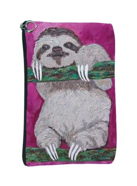 Sloth Cosmetic Bag- Leisurely Life