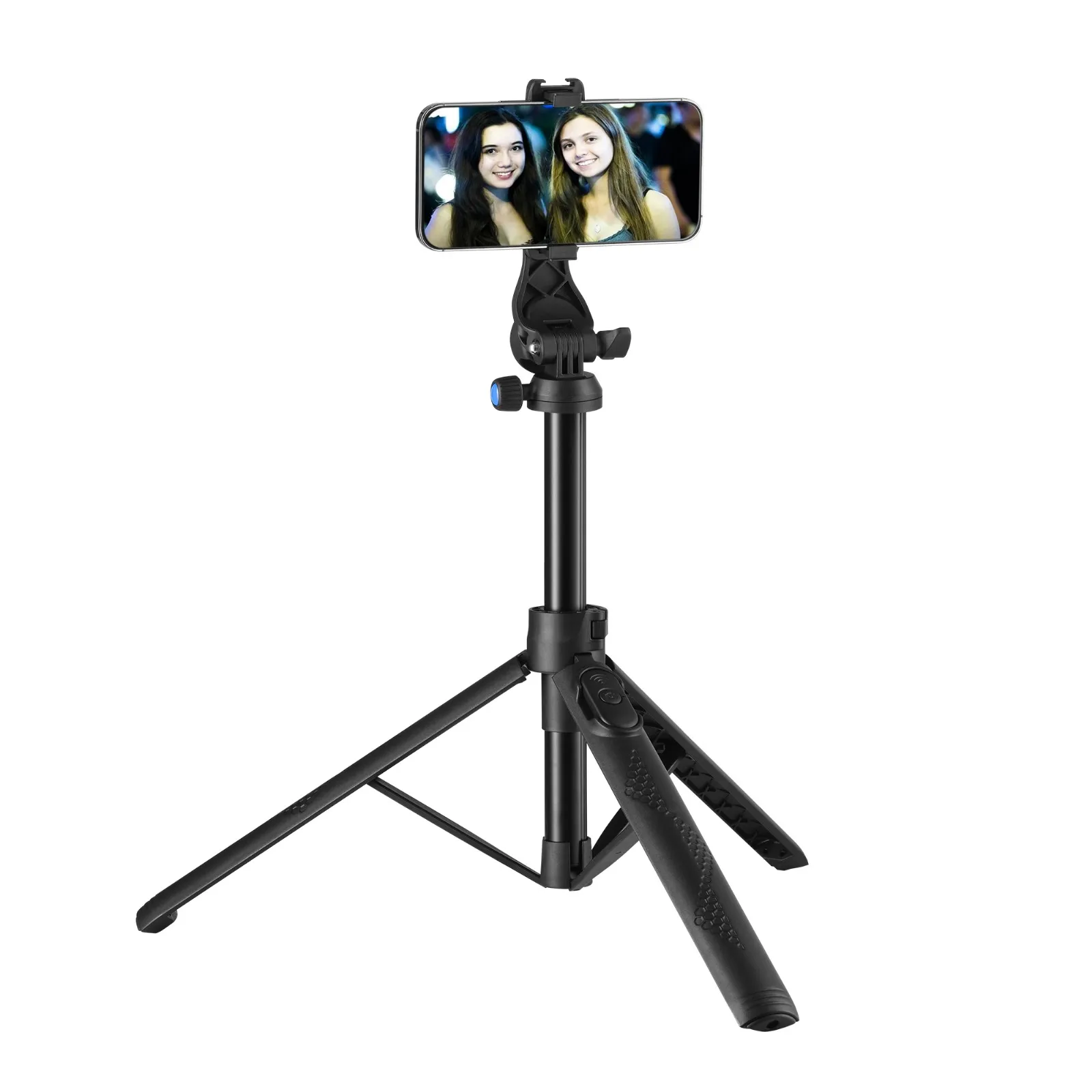 Tripod Dual Pod Mini selfie table stand with Bluetooth remote