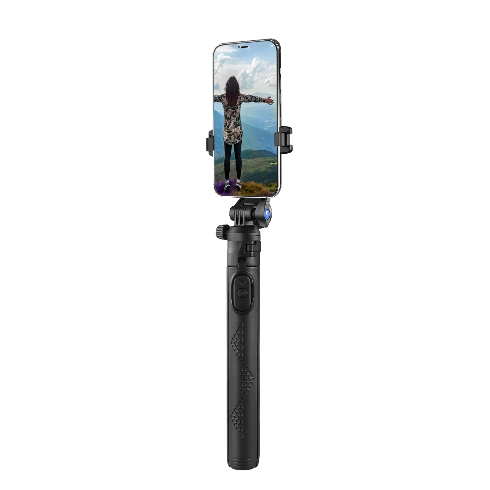 Tripod Dual Pod Mini selfie table stand with Bluetooth remote