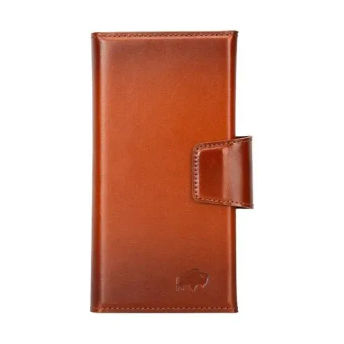 Tudor iPhone 15 Pro Max Wallet Case, Burnished Tan