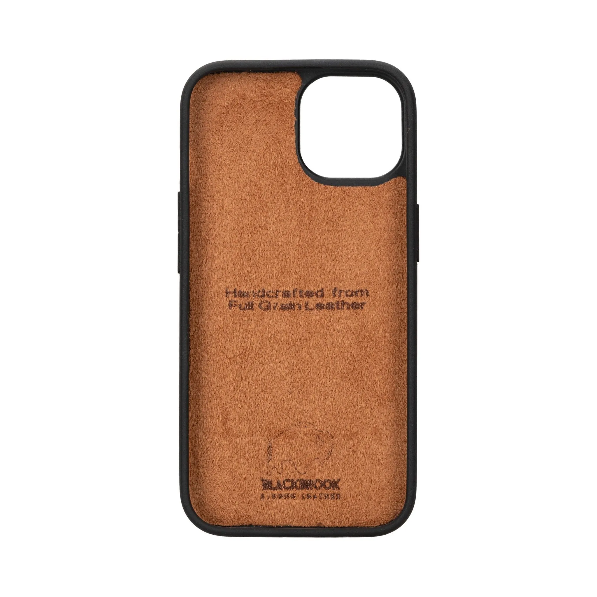 Tudor iPhone 15 Wallet Case, Burnished Tan