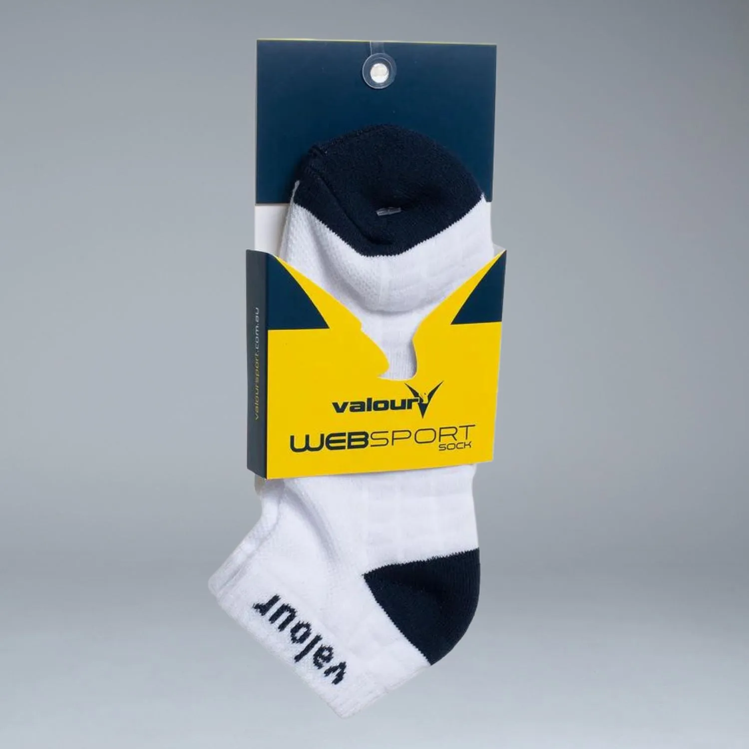 Valour Ankle Web Sports Socks - Black