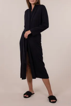 WAFFLE STITCH PLACKET ROBE