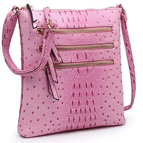 Women Lightweight Functional Multi Pocket Crossbody Bag l Dasein