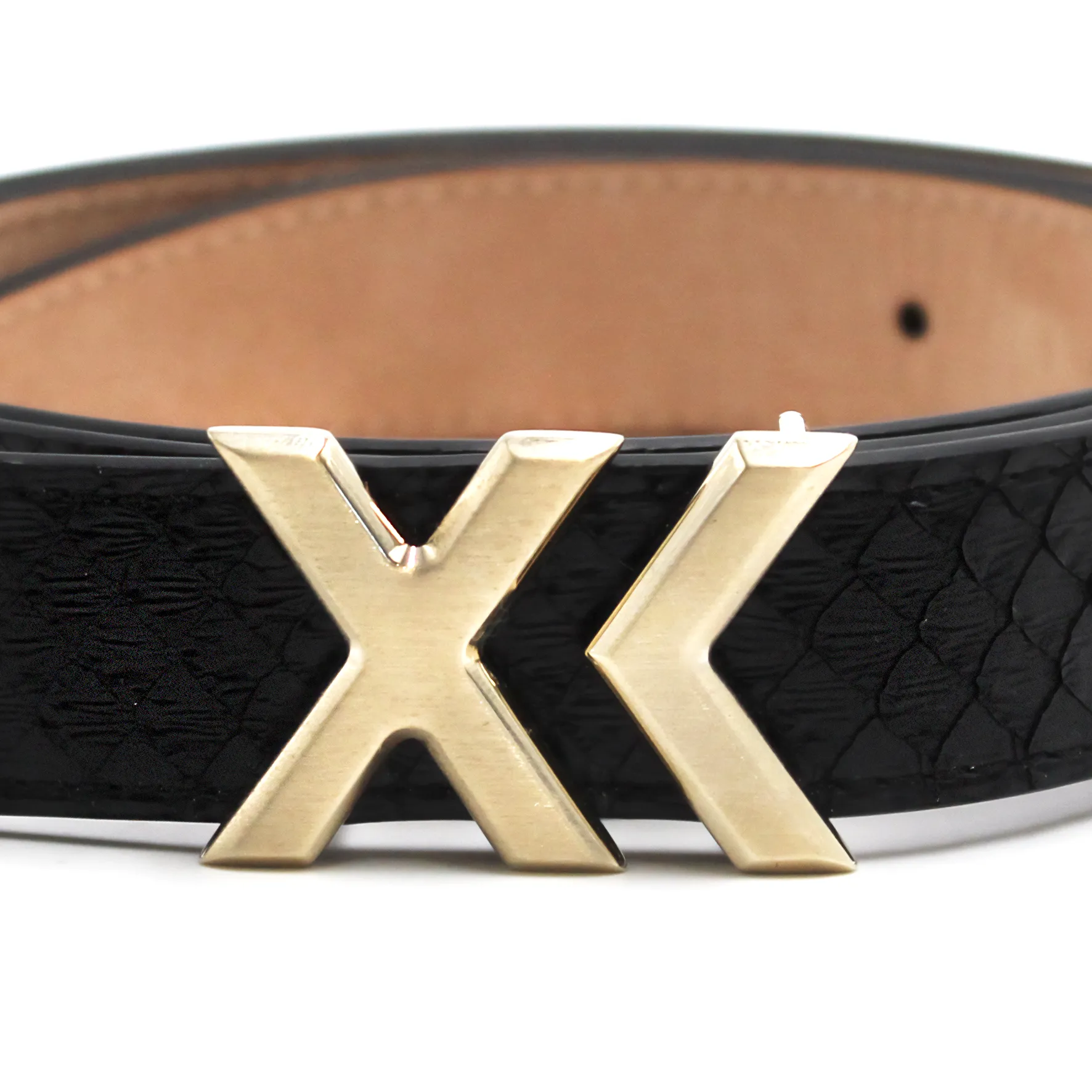 XK Belt in Black Python 35mm